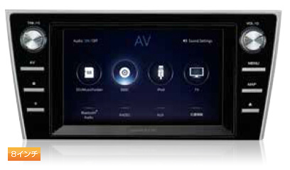 DIATONEサウンド ビルトインナビ（8インチ）