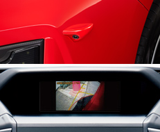 フロントコーナービューカメラ（レフト）