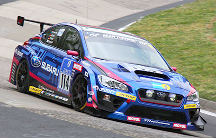 NBR24走行中のWRX