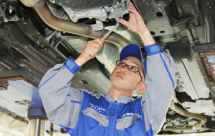 下回りのチェック作業