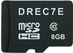 産業用pSLC 規格microSDカード（付属8GB・別売8GB/16GB）