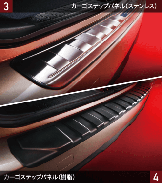 LEGACY OUTBACK カーゴステップパネル（ステンレス）/カーゴステップパネル（樹脂）
