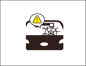 フロントガラスにヒビや傷が付いた時やフロントガラスを交換する際はSUBARU販売店にご相談ください。