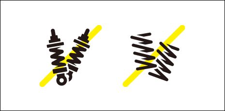 足回りのパーツを改造しないでください。