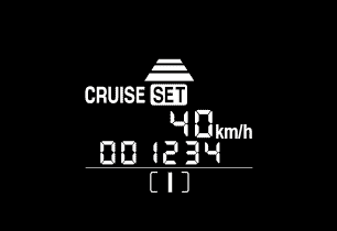 先行車を認識していない