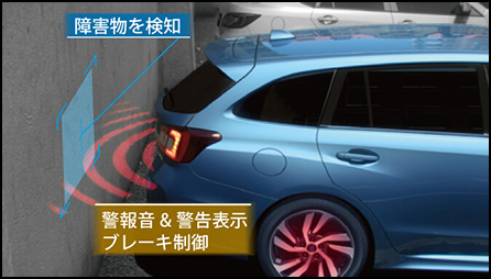 後退時ブレーキアシスト